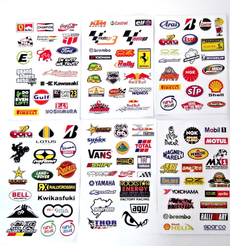 Sheets stickers car bike - 6,