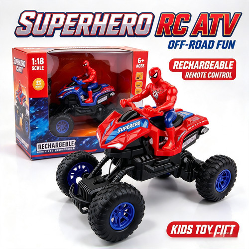 Spiderman rechargeable atv - rechargeable, rc